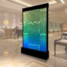 48" x 79" Tall Programmable Full Color LED Lighting Bubble Wall Fountain Floor Panel Display RGB IC
