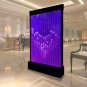 48" x 79" Programmable Full Color LED Lighting Bubble Wall Fountain Floor Panel WiFi Bluetooth