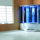 SDI701A Steam Shower Whirlpool Hydrotherapy Jacuzzi Bath Tub Sauna Combo Spa 66x66x88 SDI701A Steam Shower Whirlpool Hydrotherapy Jacuzzi Bath Tub Sauna Combo Spa 66x66x88