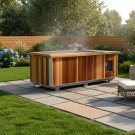 NEW Canadian Red Cedar Wood Dual Function Cold ICE Plunge Tub OR Hot Tub Spa Combo NEW Canadian Red Cedar Wood Dual Function Cold ICE Plunge Tub OR Hot Tub Spa Combo