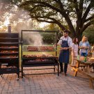 Large Santa Maria / Argentine Grill Charcoal BBQ Grill with Smoker + Kabob Rotisserie Large Santa Maria / Argentine Grill Charcoal BBQ Grill with Smoker + Kabob Rotisserie