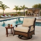 4 FOUR UNITS Outdoor Swivel Rocker Aluminum / Wicker Rattan Style Chairs with Sunbrella Upgrade 4 FOUR UNITS Outdoor Swivel Rocker Aluminum / Wicker Rattan Style Chairs with Sunbrella Upgrade