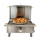 New Portable Outdoor Stainless Steel Propane BBQ Gas Grill + Pizza Oven Combo New Portable Outdoor Stainless Steel Propane BBQ Gas Grill + Pizza Oven Combo