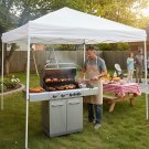 New Stainless Steel Outdoor Propane BBQ 5 Burner Grill w/ Rotisserie + Cover New Stainless Steel Outdoor Propane BBQ 5 Burner Grill w/ Rotisserie + Cover