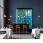 48" x 79" Tall Programmable Full Color LED Lighting Bubble Wall Fountain Floor Panel Display SHELF