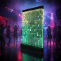48" x 79" Tall Programmable Full Color LED Lighting Bubble Wall Fountain Floor Panel Display SHELF