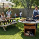 XL SIZE CORTEN Steel Outdoor Wood / Charcoal Hibachi BBQ Grill Kitchen Fire Pit 59" XL SIZE CORTEN Steel Outdoor Wood / Charcoal Hibachi BBQ Grill Kitchen Fire Pit 59"