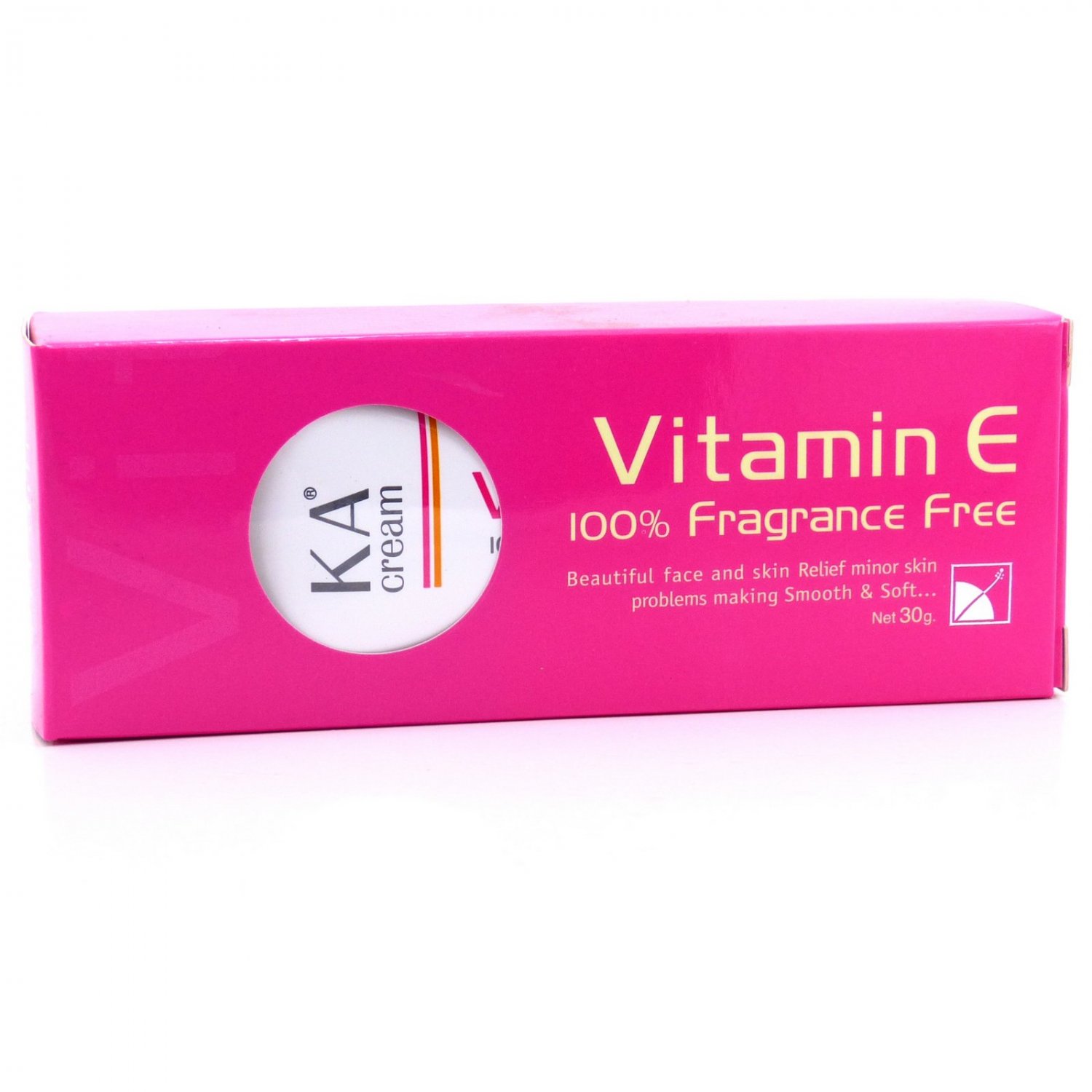 KA Vitamin E Fragrance Free Cream for relief of minor skin problems 30g