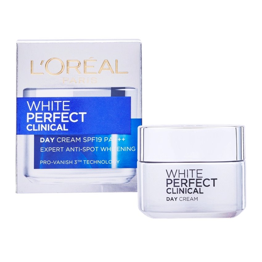 White perfect. Лореаль отбеливающий крема. White perfect Loreal крем. Крем СПФ лореаль с блестками. L'Oreal Paris White perfect Laser all-Round Whitening Day Cream SPF 19 pa+++ осветляющий увлажняющий дневной крем для лица.