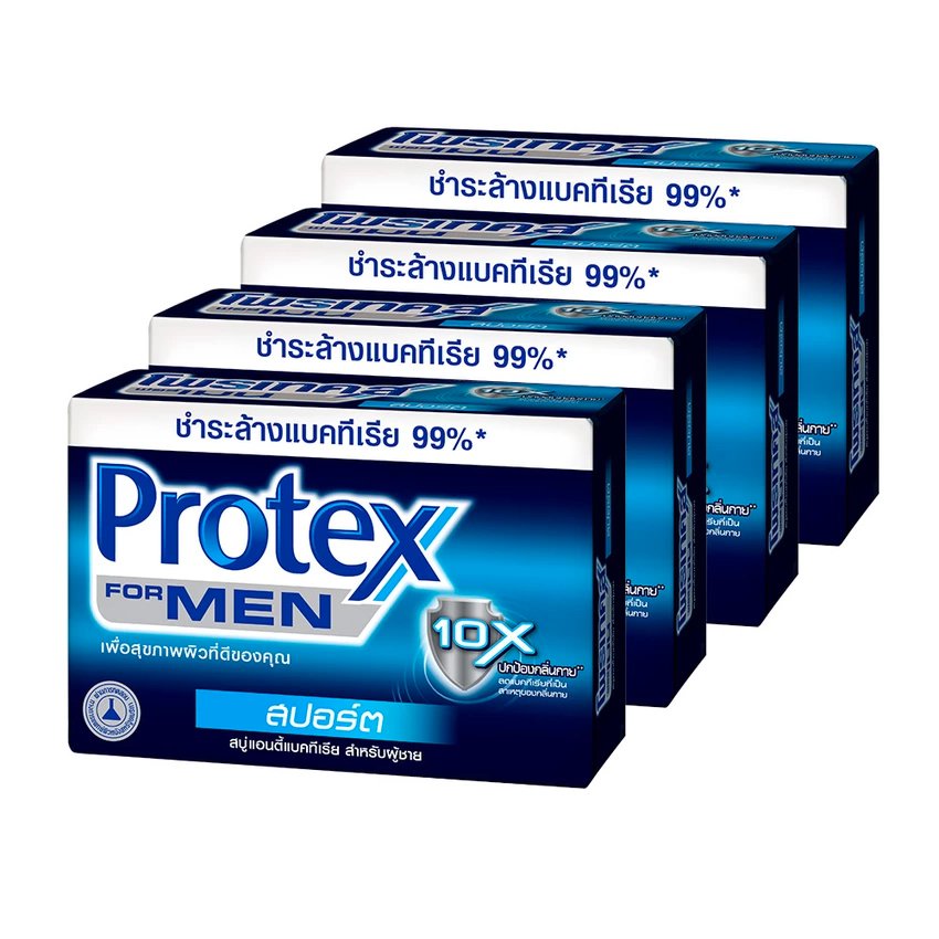 Protex For Men Antibacterial Bar Soap Sport 100g Pack Of 4 5723