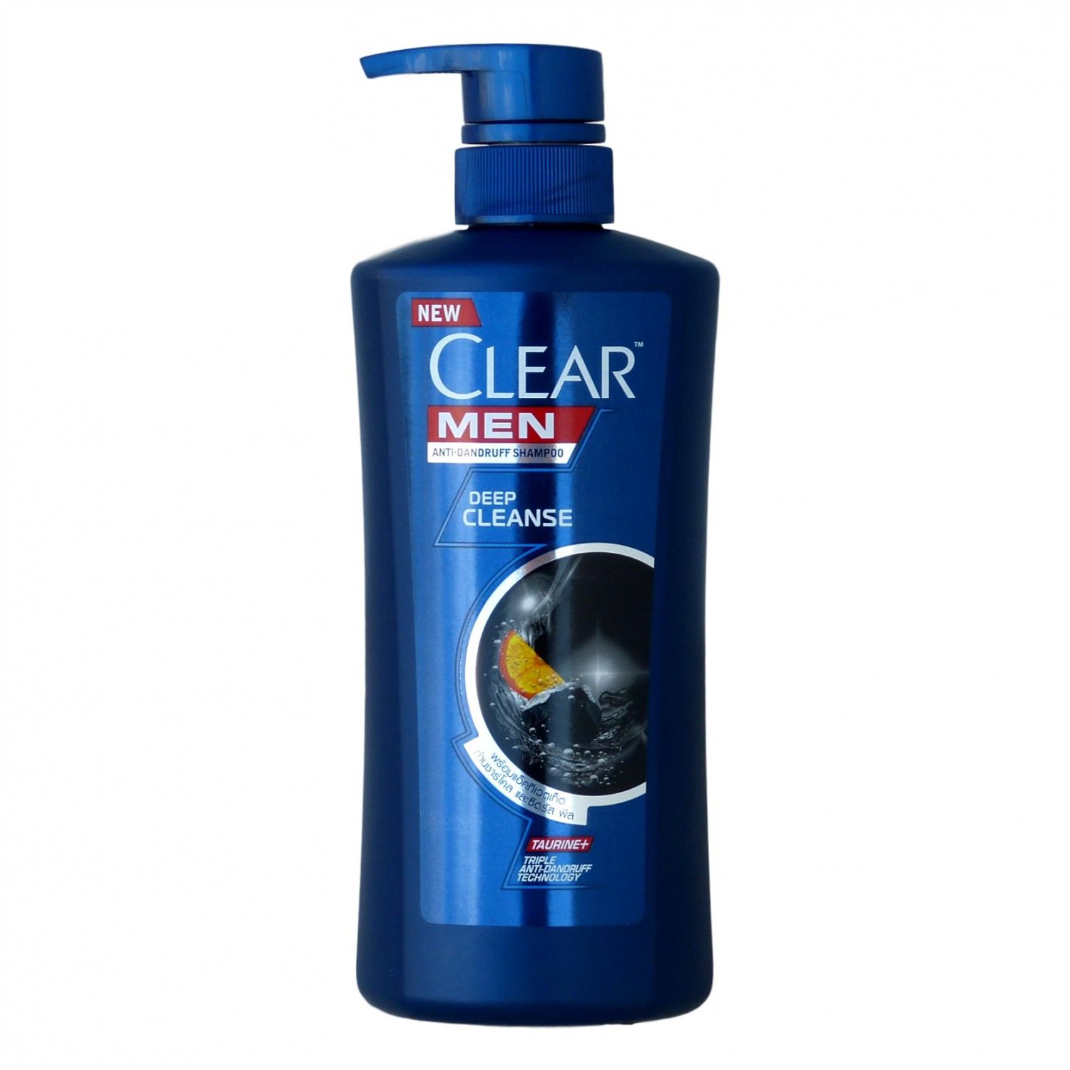 Clear Men Anti Dandruff Deep Cleanse Menthol Shampoo with Taurine 450ml