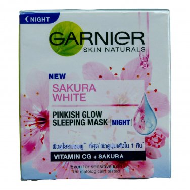 sakura white night cream