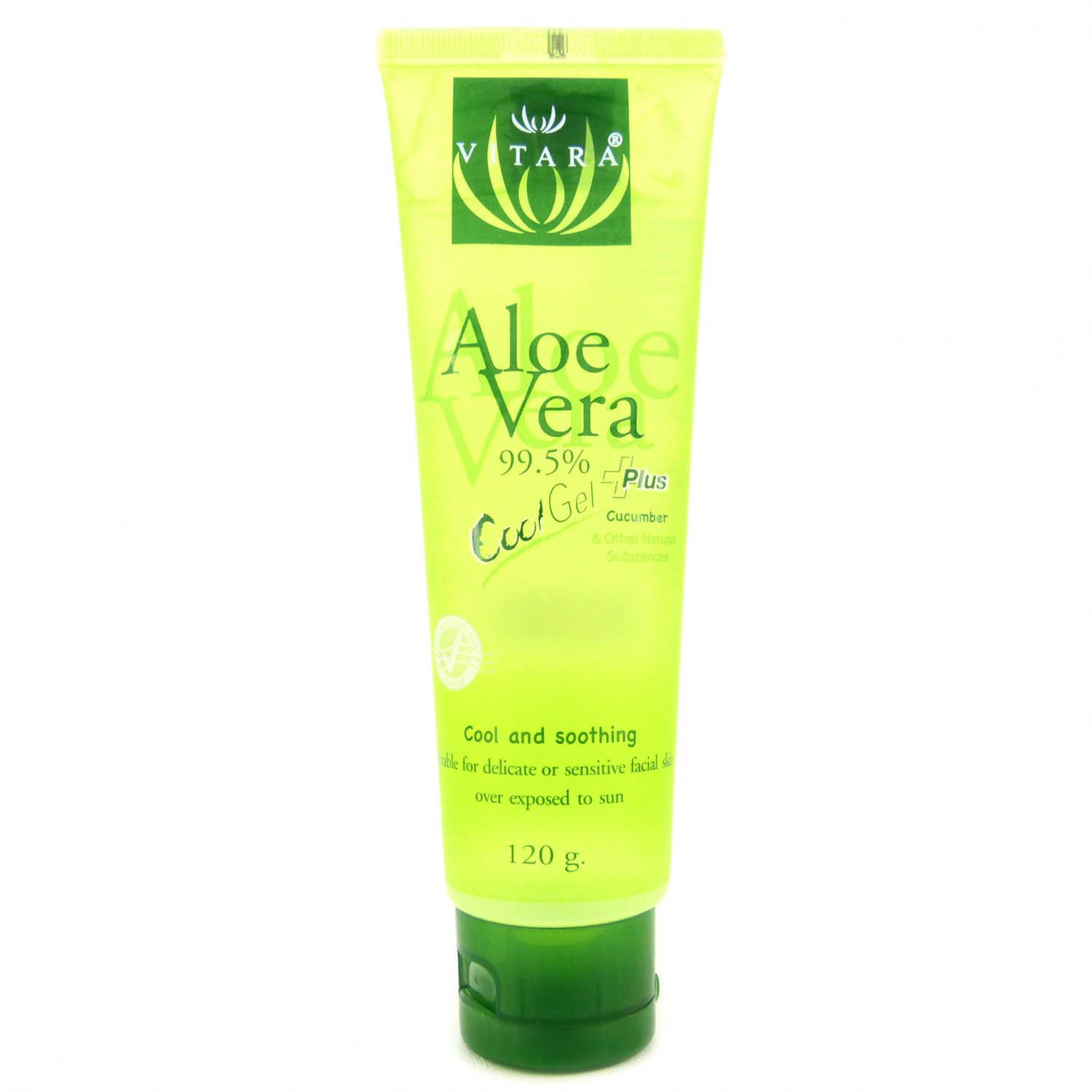 Vitara Aloe Vera Cool Plus Gel For Facial Sunburn 120g 1626