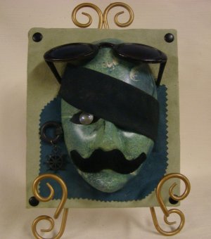 Decorative Plaster Face Mask