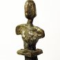 ALBERTO GIACOMETTI Handcast, Replica, HEAD OF DIEGO Bronze Statue, COA Included
