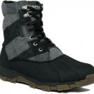 Mens Sperry Wetland Black/Grey Wool/Leather Waterproof Boot