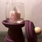 Purple Candle Holder