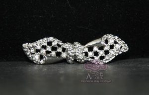 RHINESTONE CRYSTALS SEW-ON EYE AND BUTTON CLOSURE MATCHING VINTAGE STYLE CLASP