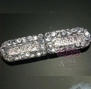 RECTANGULAR RHINESTONE CRYSTAL CLOSURE JACKET MATCH CRAFT METAL HOOK BUTTON
