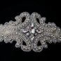 RIBBON HEADBAND BEADED GLASS CRYSTAL RHINESTONE WEDDING HAIRBAND