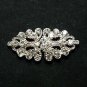 RHOMBUS RHINESTONE CRYSTALS DRESS BUCKLE CLOSURE CLASP MATCHING BUTTON HOOK