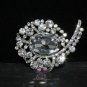 BRIDAL CRYSTAL RHINESTONE GIFT DECORATION DRESS HANDCRAFT SASH BROOCH PIN