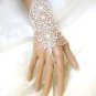 ROMANTIC GOTH LACE ROCOCO OFF WHITE WEDDING BRIDAL BRACELET /GLOVES