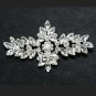RHINESTONES CRYSTAL BRIDAL WEDDING GOWN SASH RHOMBUS BROOCH PIN