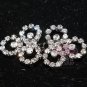 RHINESTONE CRYSTAL BELT SWEATER BUCKLE CLOSURE MATCHING CLASP HOOK BUTTON