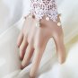 CREAM WHITE GOTHIC GOTH FRENCH VENICE LACE BRACELET