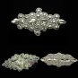 mixed of 3 BEADED GLASS CRYSTAL RHINESTONE WEDDING CRAFT SASH HEADBAND APPLIQUE