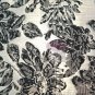 High Quality Embroidery Black Flowers Leaves Cushion Pillow Case Covers 2 Pieces
