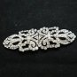Vintage Style Long Rhinestone Crystal Wedding Bridal Ribbon Hook and Eye Clasp