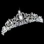 WEDDING BRIDAL RHINESTONE CRYSTAL VICTORIAN CROWN TIARA HAIRBAND HEADBAND -CA