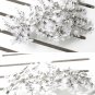 Bridal Wedding Forehead Rhinestone Crystal Tiara Hair Piece Lace Applique