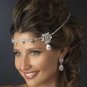 Silver/Gold Tone Wedding Bridal Rhinestone Crystal Teardrop Hair Tiara Chain
