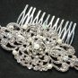 AURORA RHINESTONE CRYSTAL WEDDING BRIDAL PEARL RHOMBUS VINTAGE STYLE HAIR COMB
