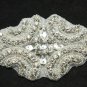 Vintage Classic Rhombus Wedding Bridal Ribbon Crystal Rhinestone Applique -CA