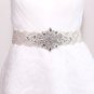 2" White (Other Color) Satin Crystal Rhinestone Wedding Sash Ribbon Belt 3 Yards