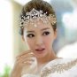Rose Gold Bridal Bridesmaid Wedding Rhinestone Crystal Hair Comb Headpiece -CA