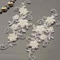 Rhinestone Crystal Pearl Wedding Bridal Dress Applique Iron Sew On Sewing Craft