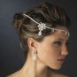 Crystal Headpiece Rhinestone Comb Rose Gold Silver Wedding Hair Clip