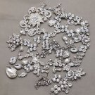 Mix Alloy Sliver Rhinestone Crystal DIY Wedding Jewelry Making Craft Supplies