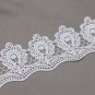 1 Meter Off White Ivory Bridal Wedding Flower Floral Vintage Lace Applique Trim