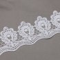 1 Meter Off White Ivory Bridal Wedding Flower Floral Vintage Lace Applique Trim