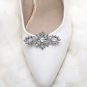 Old Silver/Old Gold/Silver Rhinestone Crystal Wedding Bridal Shoe Clips Pair