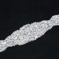 Vintage Style Long Crystal Rhinestone Wedding Bridal Sash Belt Applique