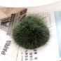 LOT OF 4 Real Fur Pom Pom Semi Raccoon Fur Balls Pom Pom Craft DIY 5 - 5.5cm