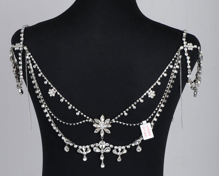 jewelry with halter neckline