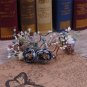 Forest Style Bridal Woodland Wedding Blue Flower Hair Tiara Hair Accessories